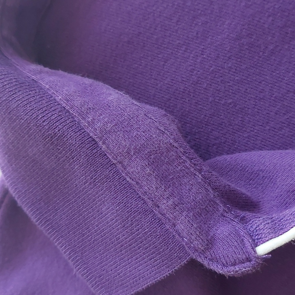 "Tommy Hilfiger" size L, polo shirt, purple color - Picture 6 of 7